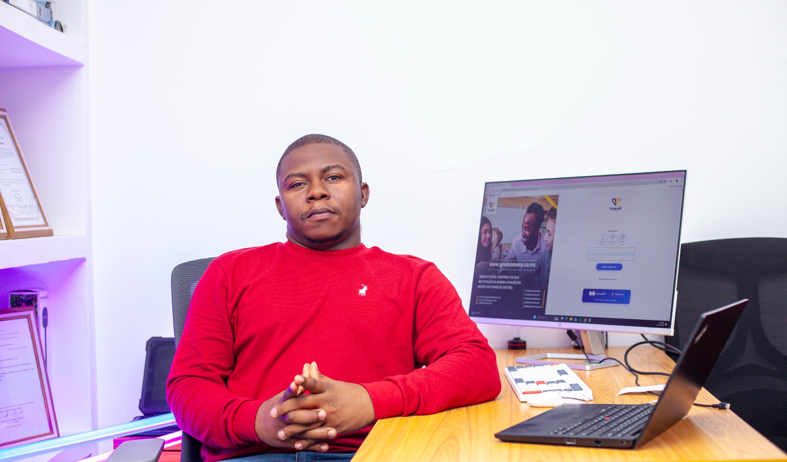 Engenheiro Inácio Sumbane, arquitecto do Siversa Cloud ERP
