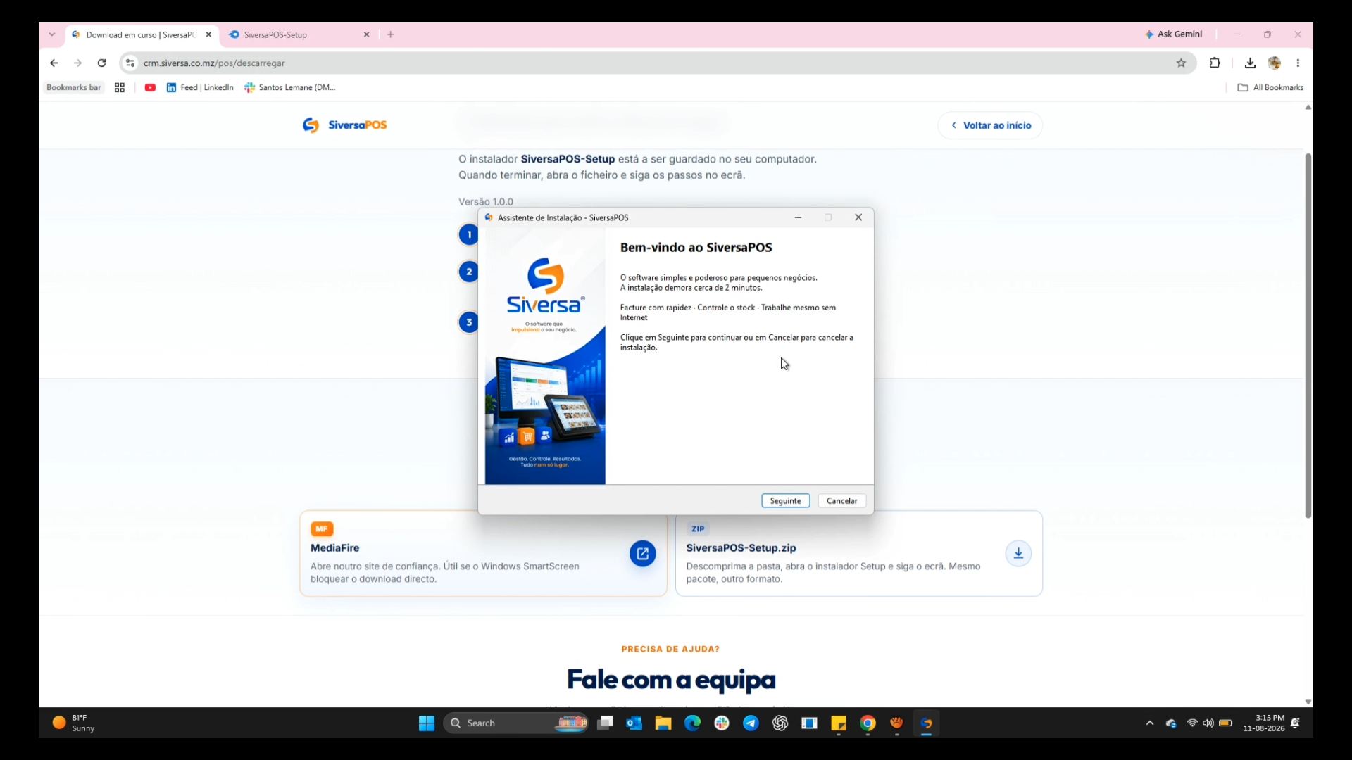 Vídeo: como instalar o SiversaPOS no Windows para vender e facturar na loja