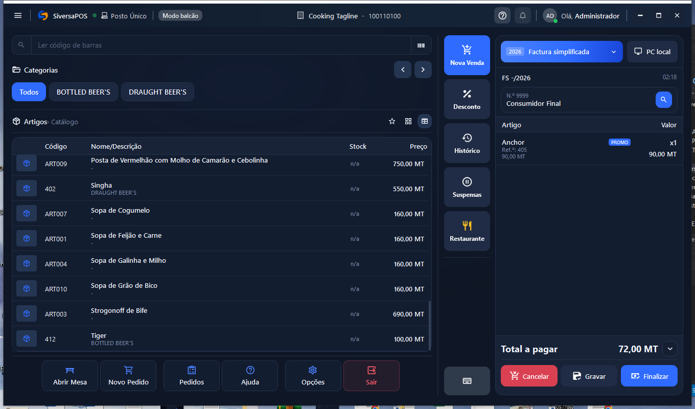 Figura · PROMO no carrinho. Linha com badge PROMO, preço líquido e impacto no total a pagar.